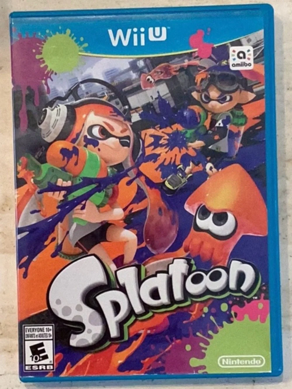 Splatoon Nintendo Wii U Game Complete CIB